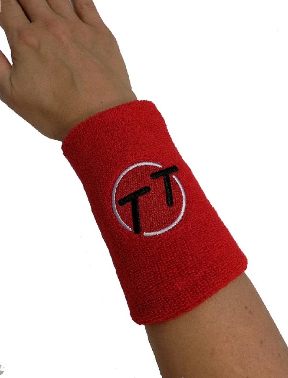 Protège poignets éponge TT-Gymnastics, rouge, la paire